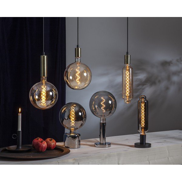 Stalak svjetiljke u srebrnoj boji 10 cm Glans – Star Trading-image-1