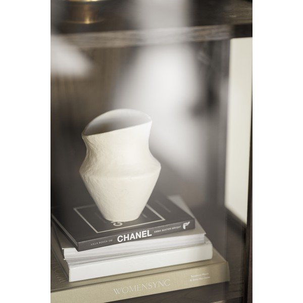 Smeđa vitrina u dekoru hrasta s kliznim vratima 100x203 cm Hazelton – Rowico-image-3