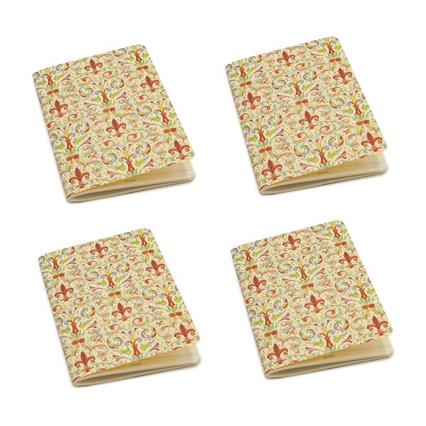 A6 bilježnice u setu 192 stranica 4 kom Giglio – Kartos-image-1