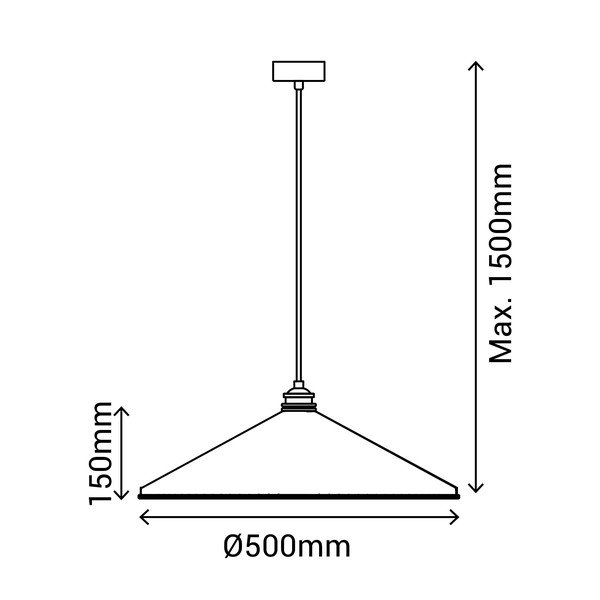 Crvena visilica SULION Elena, visina 150 cm-image-4