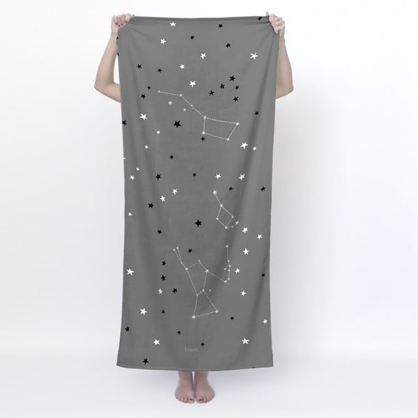 Tamno sivi ručnik 70x150 cm Constellation – Blanc