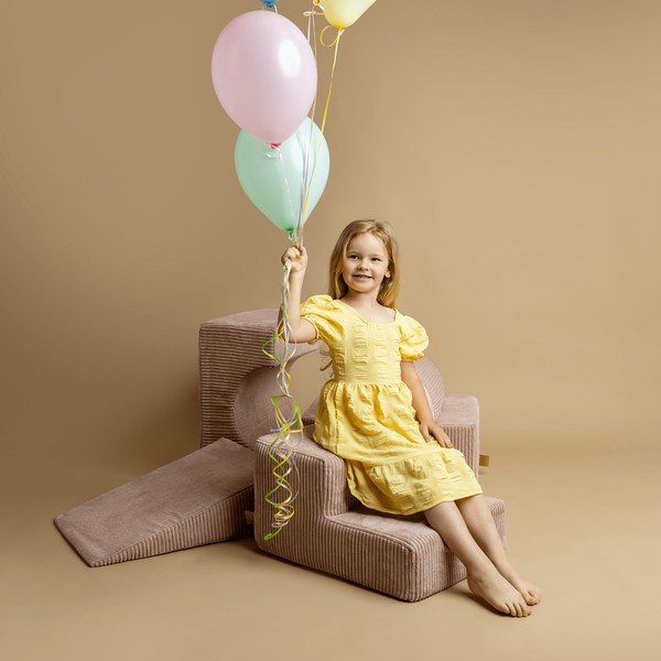 Krem baršunasti set mekanih igrački od pjene 4 kom visina 30 cm 225x90 cm Montessori – Meowbaby-image-4