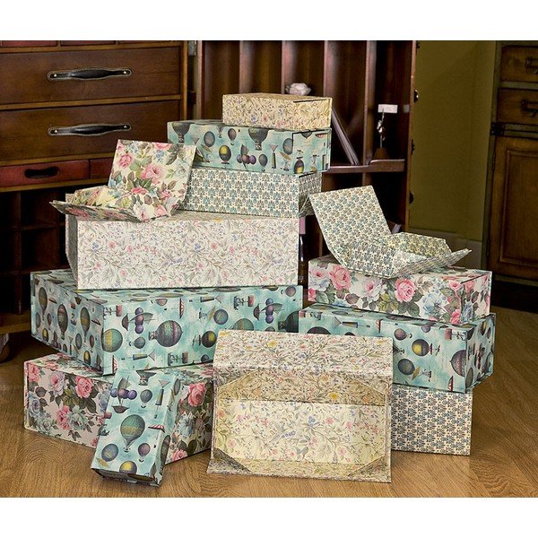 Poklon kutije u setu 3 kom 23x28 cm Air Baloons – Kartos-image-1