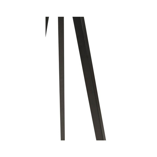 Podna svjetiljka s crnom konstrukcijom i bijelim Kokoon Trivet sjenilom-image-4