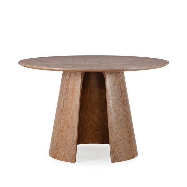 Okrugao blagovaonski stol u dekoru hrasta ø 120 cm Zuri – MOME-image-4