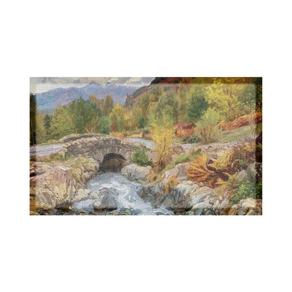 Otirač od reciklirane plastike 40x70 cm Autumn Nature Landscape  – Artsy Doormats