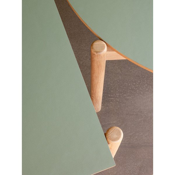 Okrugao blagovaonski stol od punog hrasta ø 115 cm Oblique – Hübsch-image-2