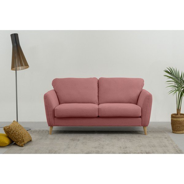 Ružičasta sofa od samta 170 cm Paris – Scandic-image-1