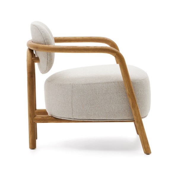 Bež fotelja Melqui – Kave Home-image-2