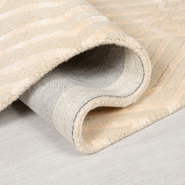 Bež vuneni tepih Flair Rugs Diamonds, 160 x 230 cm-image-1