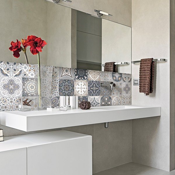 Set od 24 zidne naljepnice Ambiance Tiles Azulejos Nello, 10 x 10 cm-image-3
