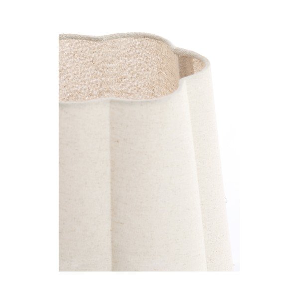 Bijela stolna lampa s tekstilnim sjenilom (visina 50 cm) Musaby – Light & Living-image-3
