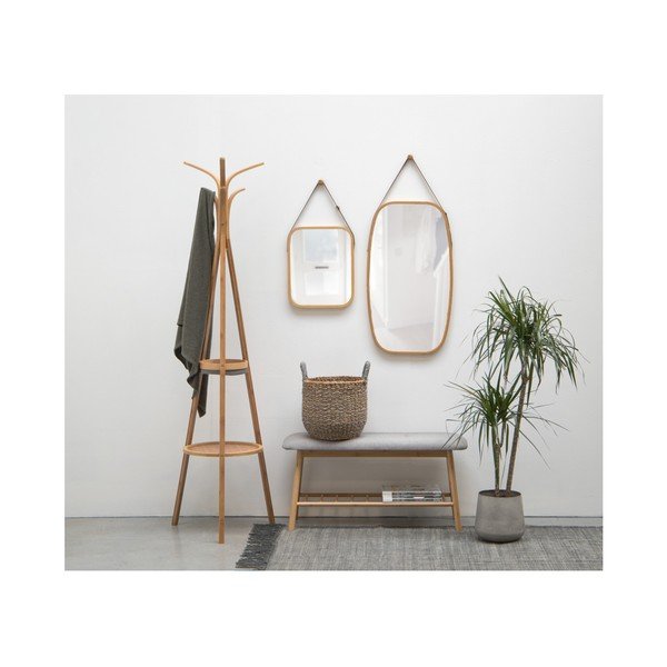 Zidno ogledalo u bambusovom okviru PT LIVING Idylic, dužina 74 cm-image-1