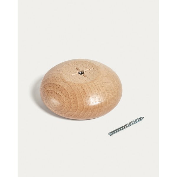 Drvene zidne kuke u setu 3 kom u prirodnoj boji Nadue – Kave Home-image-2