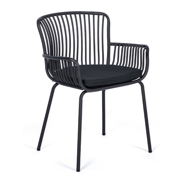 Set od 2 crne vrtne stolice Bonami Selection Elia
