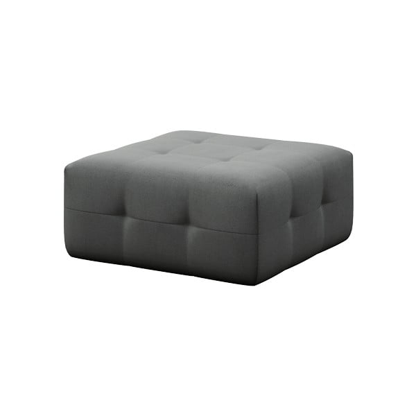 Sivi baršunast tabure Tuil – Rodier-image-2