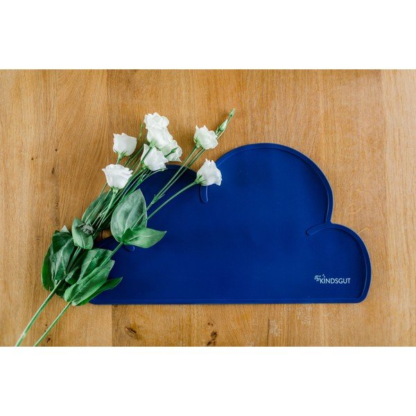 Tamnoplavi silikonski podmetač Kindsgut Cloud, 49 x 27 cm-image-1