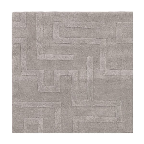 Svijetlo sivi vuneni tepih 160x230 cm Maze – Asiatic Carpets-image-2
