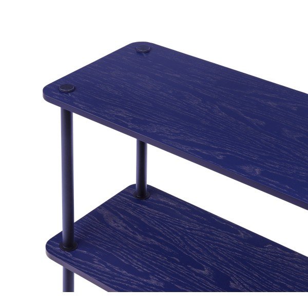 Plavi regal u dekoru hrasta 80x163x35 cm Teidi – noo.ma-image-3