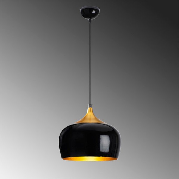 Crna viseća svjetiljka Opviq lights Berceste Elegant-image-1