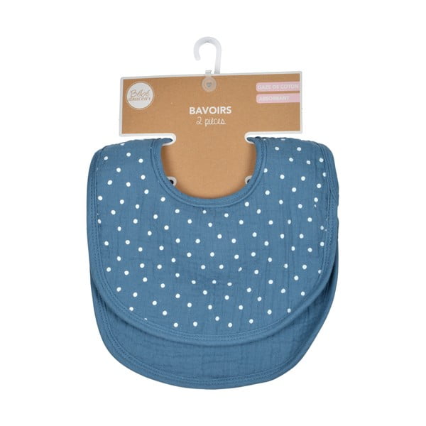 Plavi podbraci u setu 2 kom od muslina – Bébé Douceur-image-3