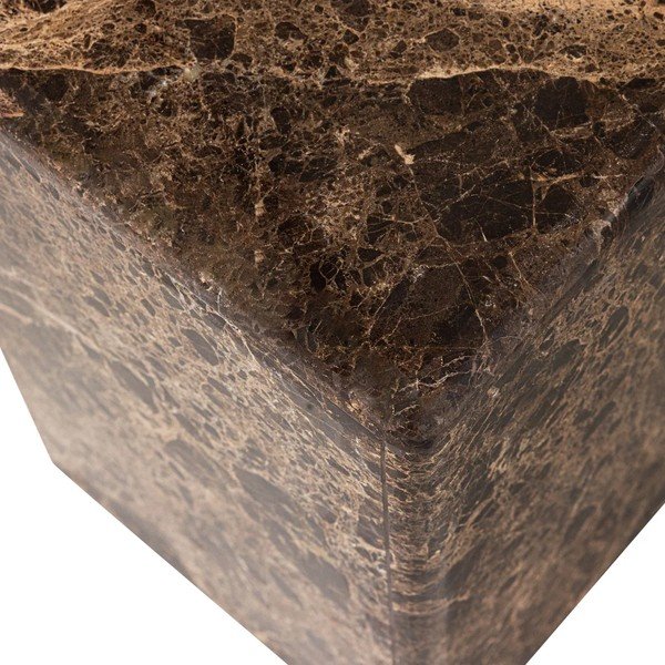 Mramorni okrugao pomoćni stol ø 30 cm Vexa – WOOOD-image-4