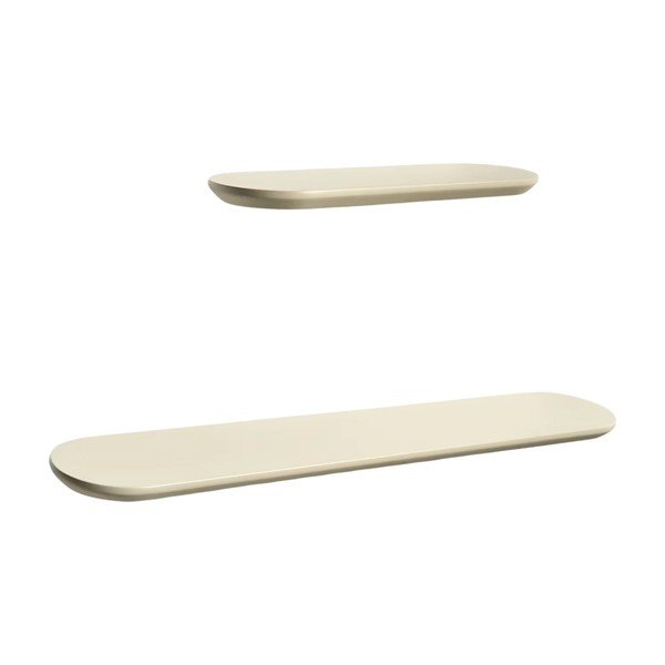 Bež police u setu 2 kom 55 cm Arely – Kave Home