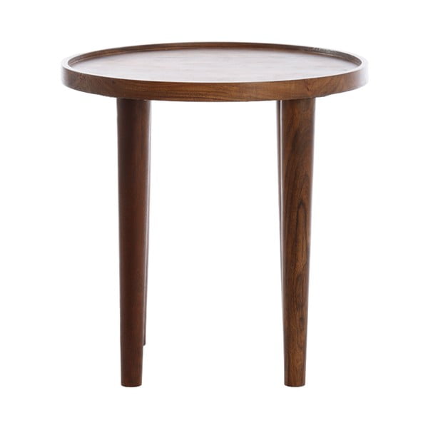 Okrugli pomoćni stol od masivnog bagrema ø 49 cm Qiano – Light & Living-image-1