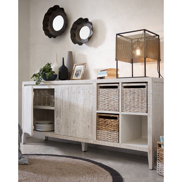 Pletena kutija za pohranu Kave Home Woody-image-3