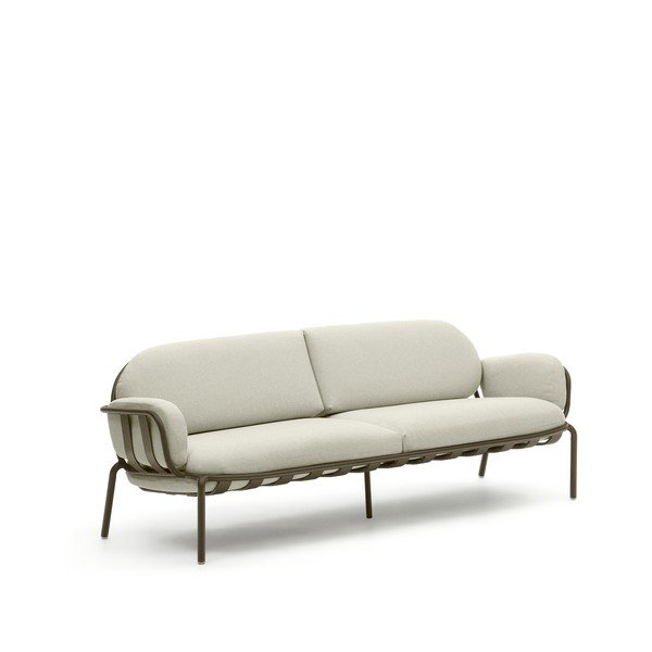 Svijetlo zelena vrtna sofa Joncols – Kave Home-image-1