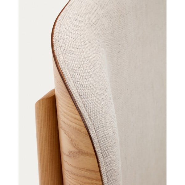 Bež/u prirodnoj boji bračni krevet od čvrste jeseni s podnicom 160x200 cm Octavia – Kave Home-image-4