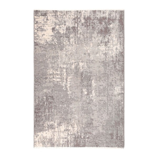 Dvostrani sivo-bež tepih Vitaus Dinah, 77 x 200 cm