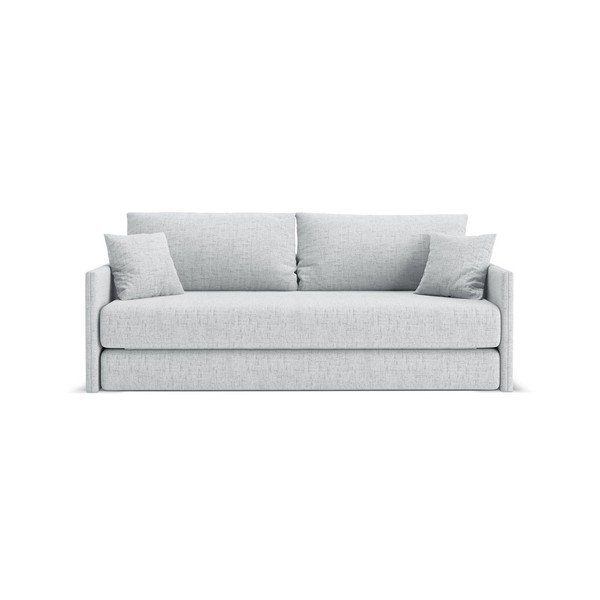 Svijetlo siva sklopiva sofa od šenila 209 cm Shannon – Cosmopolitan Design