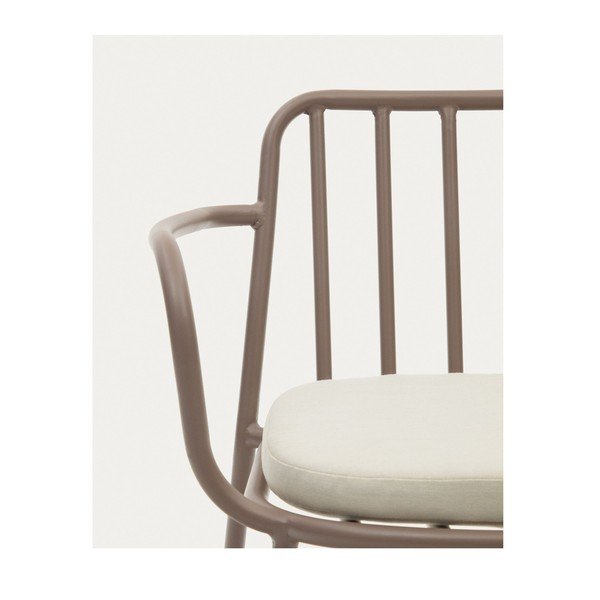 Ljubičaste metalne vrtne stolice u setu 4 kom Bramant – Kave Home-image-3