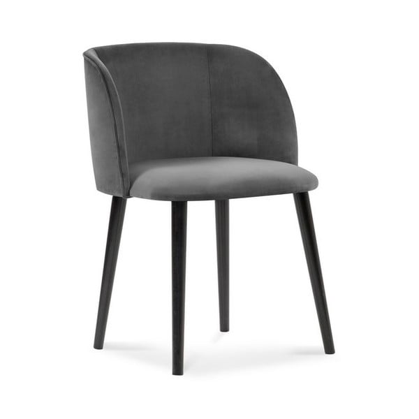 Tamnosiva blagovaonska stolica s baršunastom presvlakom Windsor & Co Sofas Aurora