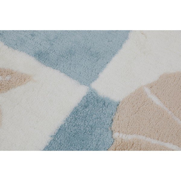 Svijetlo plavo-bijeli kupaonski otirači u setu od 3 komada 100x60 cm - Foutastic-image-4