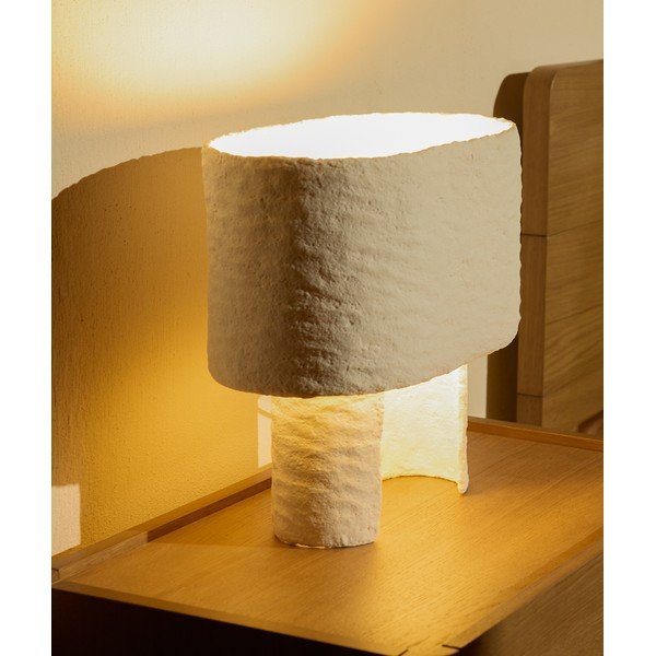 Bijela stolna lampa (visina 37,5 cm) Bedala – Kave Home-image-2