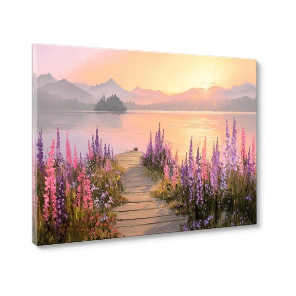 Slika 113x85 cm Lupine Shore – Styler-image-4