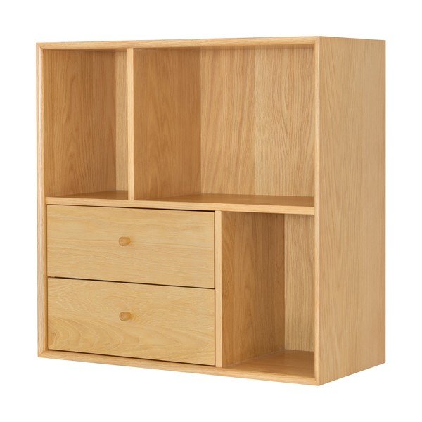 Modularni sustav polica u dekoru hrasta u prirodnoj boji 70x70 cm Z  – Tenzo-image-4