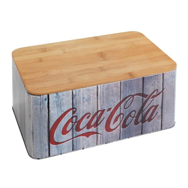 Kutija za kruh s poklopcem od bambusa Wenko Coca-Cola World