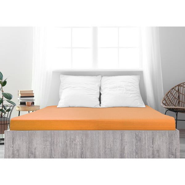 Plahta s gumom u boji lososa 90x200 cm – B.E.S.-image-2