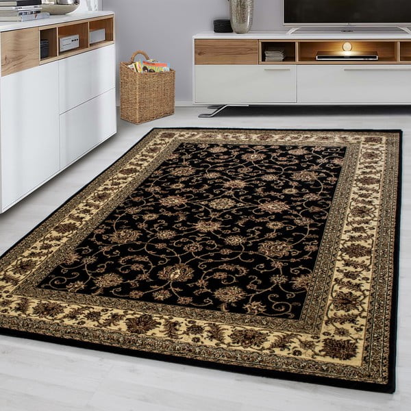 Crni/u zlatnoj boji tepih 200x290 cm Marrakesh – Ayyildiz Carpets-image-1