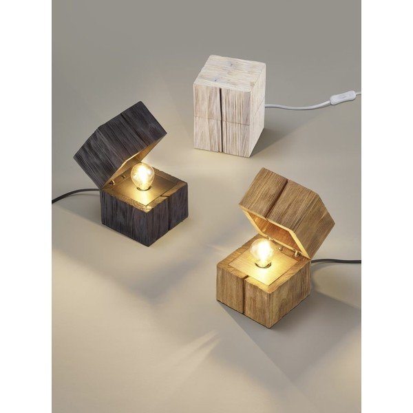 Crna stolna lampa (visina 16 cm) Treasure – Trio-image-1