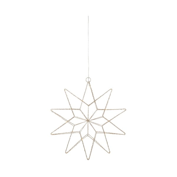 Svjetlosni ukras s božićnim motivom u zlatnoj boji ø 31 cm Gleam – Markslöjd