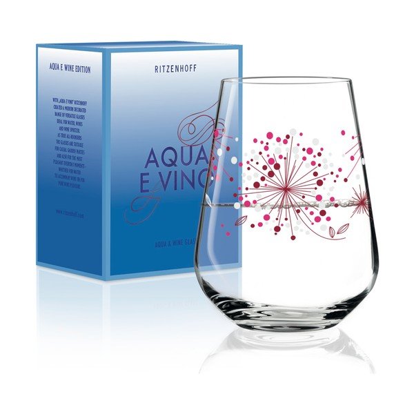 Ritzenhoff kristalna staklena staklenka Veronique Jacquart crvena, 540 ml-image-2