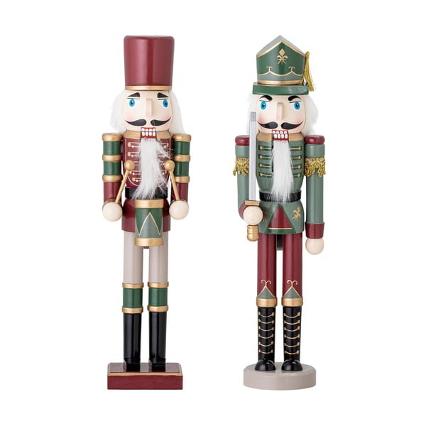 Drvene božićne figurice u setu 2 kom (visina 38 cm) Darren – Bloomingville