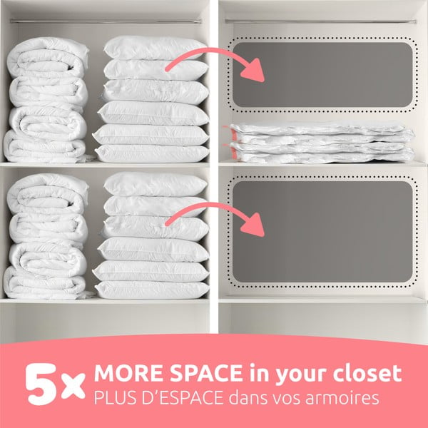 Vakuum vrećice za odjeću u setu 5 kom Vacuum XL – Compactor-image-2