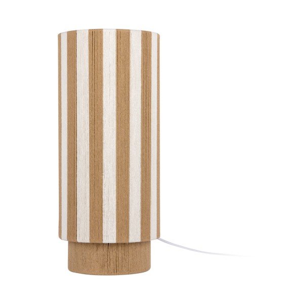 Bijela/u prirodnoj boji stolna lampa od užeta (visina 58 cm) Vienna Stripes – Leitmotiv