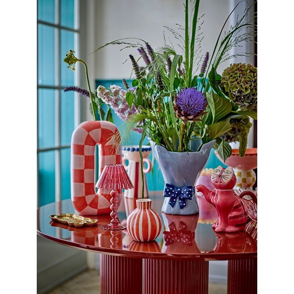 Keramička ručno oslikana vaza u boji lososa/krem (visina 32 cm) Mae – Bloomingville-image-2