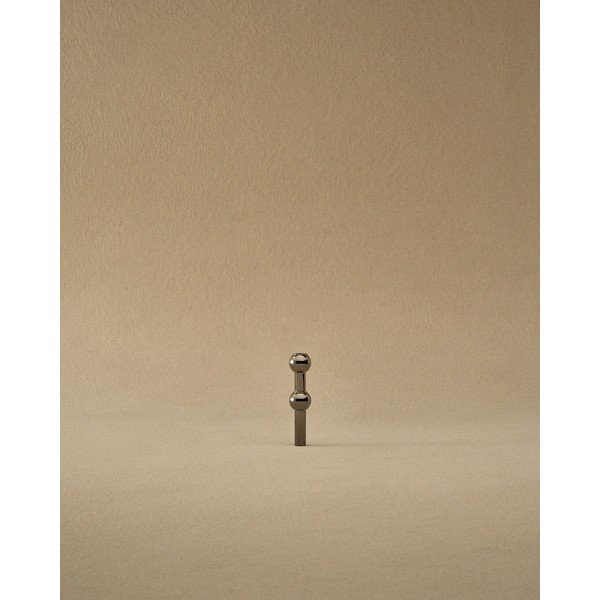 Sjajno crna metalna vaza (visina 10 cm) Nagel – STOFF Nagel-image-1